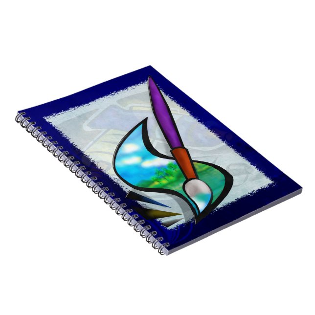 Caderno Espiral Diário Design SKETCH do Artista Mural (Lado Direito)