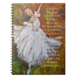 Caderno Espiral Diário Devocional Ballerina