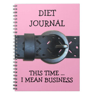 Caderno Espiral Diário Diet, Desta Vez Quero Dizer Imagem Do Cintu