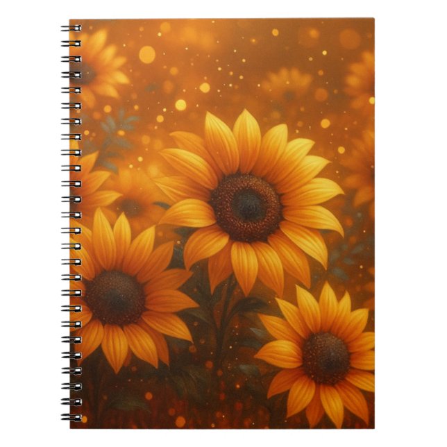Caderno Espiral Diário do Girassol (Frente)