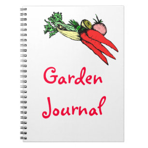 Caderno Espiral Diário do jardim