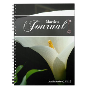 Caderno Espiral Diário do lírio de Calla