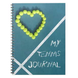 Caderno Espiral Diário do tênis personalizado