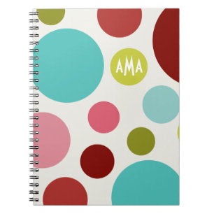 Caderno Espiral Diário doce dos pontos