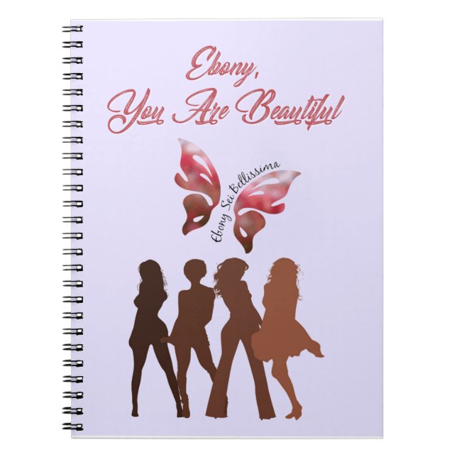 Caderno Espiral Diário Ebony Inspirational (Frente)