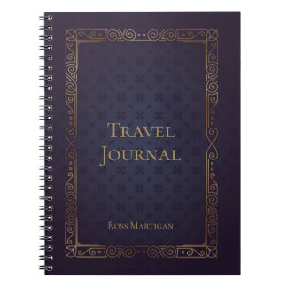 Caderno Espiral Diário Elegante Personalizado