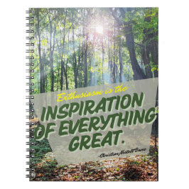 Caderno Espiral Diário Entusiasmo