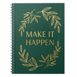 Caderno Espiral Diário Faça Acontecer