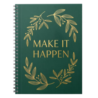 Caderno Espiral Diário Faça Acontecer