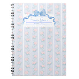 Caderno Espiral Diário Floral para Notebook do Grande Milênio