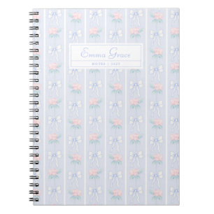 Caderno Espiral Diário Floral para Notebook do Grande Milênio
