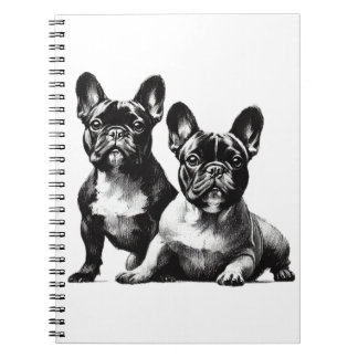 Caderno Espiral Diário francês, Diário francês Bulldog