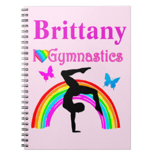 Caderno Espiral DIÁRIO GINÁSTICO PERSONALIZADO DE PINCO bonito