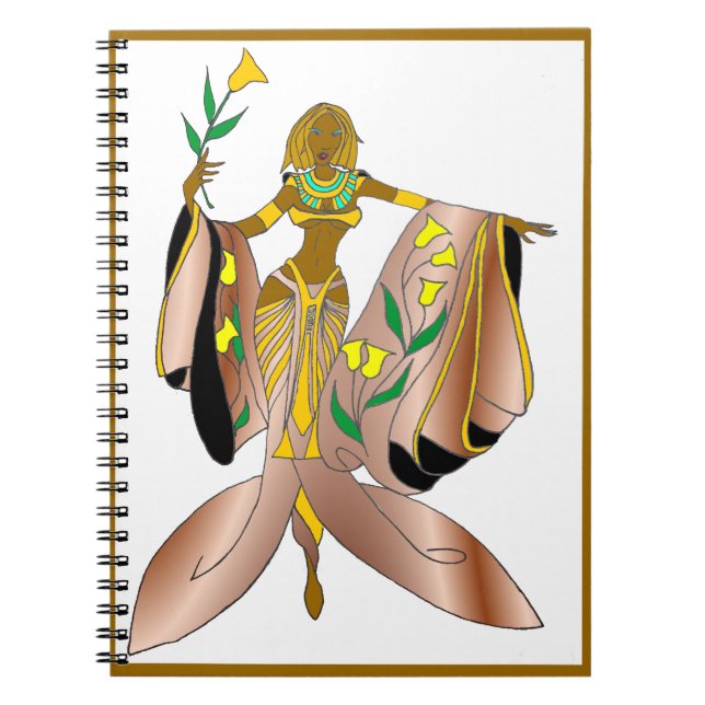 CADERNO ESPIRAL DIÁRIO GODDESS AMORE' (SATIN) (Frente)