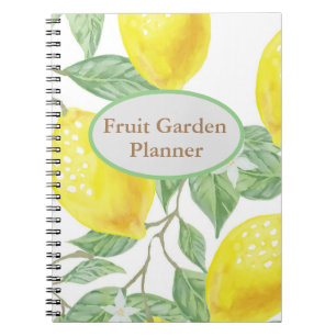 Caderno Espiral Diário Limon Gardening