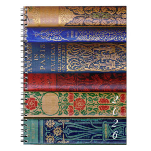 Caderno Espiral Diário Literário Art Nouveau 2026