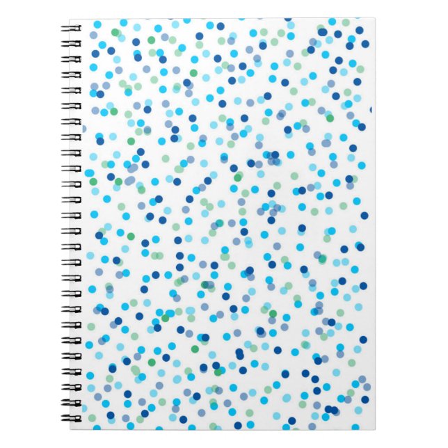 Caderno Espiral Diário litoral dos confetes (Frente)