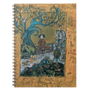Caderno Espiral Diário mestre Meditating
