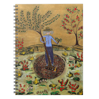 Caderno Espiral Diário mestre Meditating