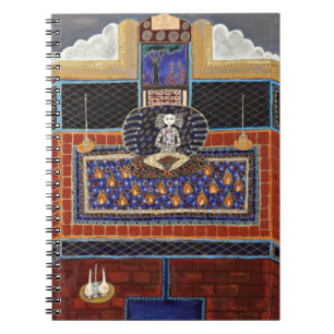 Caderno Espiral Diário mestre Meditating