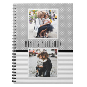 Caderno Espiral Diário/ Modelo de Foto Personalizado