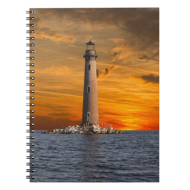 Caderno Espiral Diário/notebook com Cobrir de farol (Frente)