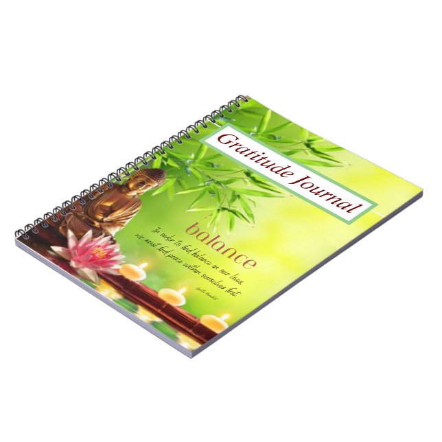 CADERNO ESPIRAL DIÁRIO NOTEBOOK GRATITUDE (Left Side)