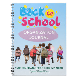 Caderno Espiral Diário Organizacional de Volta às Aulas