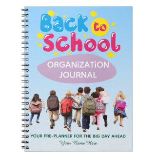 Caderno Espiral Diário Organizacional de Volta às Aulas