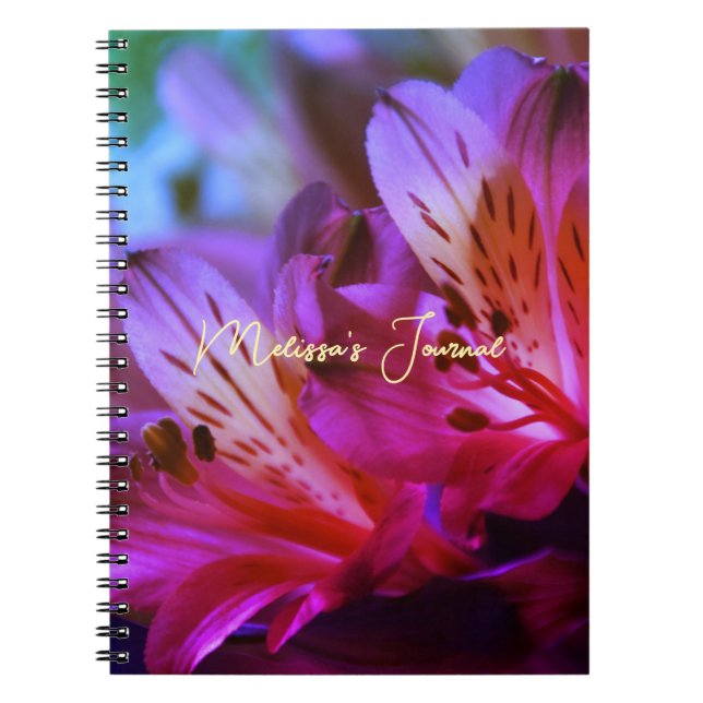 Caderno Espiral Diário ou notebook personalizável (Frente)
