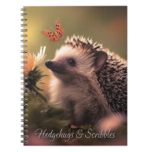 Diário para notebook Hedgehugs & Scribbles