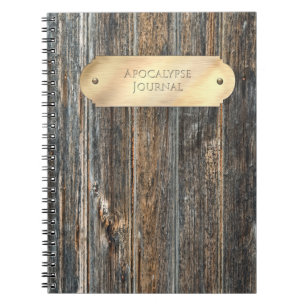 Caderno Espiral Diário para o apocalipse