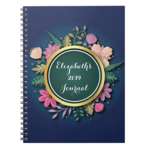 Caderno Espiral Diário personalizado 2019