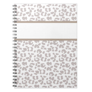 Caderno Espiral Diário Personalizado de Notebook de Impressão Leop