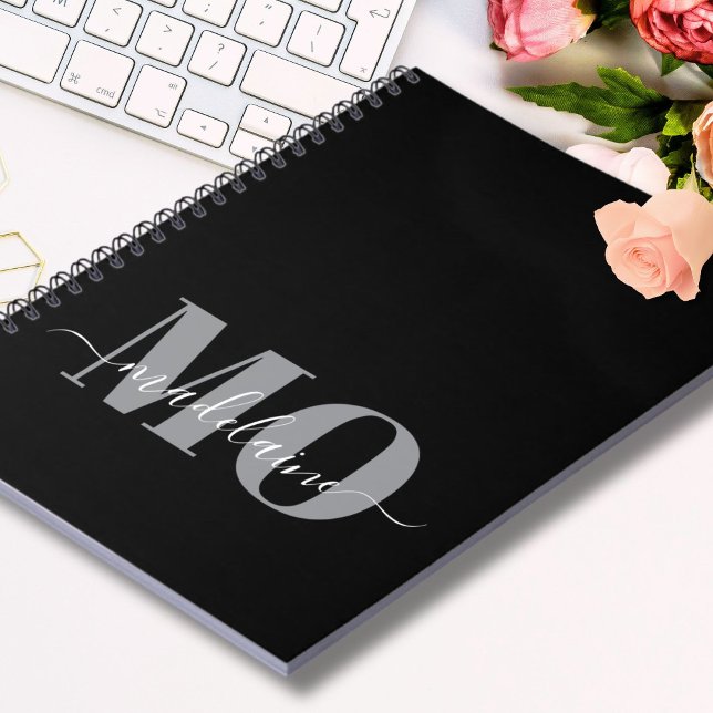 Caderno Espiral Diário Personalizado de Oferta de Notebook Monogra (Criador carregado)