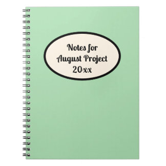 Caderno Espiral diário personalizável