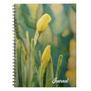 Caderno Espiral Diário Pessoal de Bugs de Arte Amarela