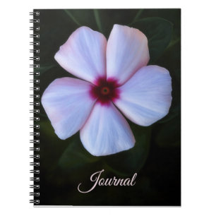 Caderno Espiral Diário Pessoal Grande Flor Rosa