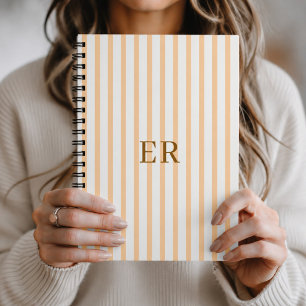 Caderno Espiral Diário Pessoal Personalizado de Listras Escritor d