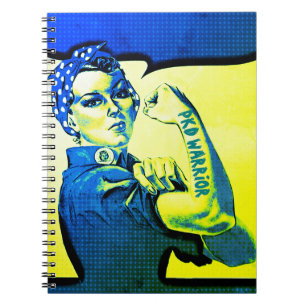 Caderno Espiral Diário PKD WARRIOR - Diário de Comida - Mulher r