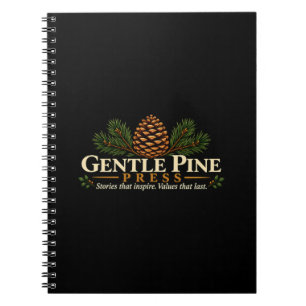 Caderno Espiral Diário Preto Assinatura Gentle Pine Press