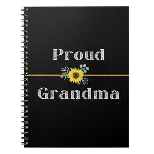 CADERNO ESPIRAL DIÁRIO PROUD GRANDMA