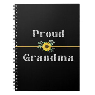 CADERNO ESPIRAL DIÁRIO PROUD GRANDMA