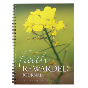 Caderno Espiral Diário recompensado pela fé