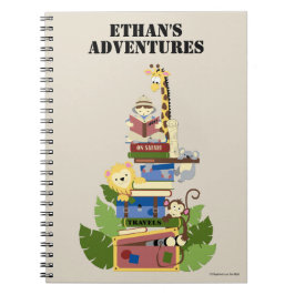 Caderno Espiral Diário Safari