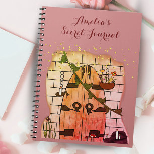 Caderno Espiral Diário Secreto De Desenho De Fada De Porta De Son