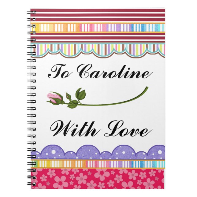 CADERNO ESPIRAL DIÁRIO - SRF (Frente)