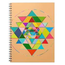 Caderno Espiral Diário Sri Yantra