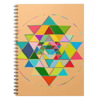 Caderno Espiral Diário Sri Yantra