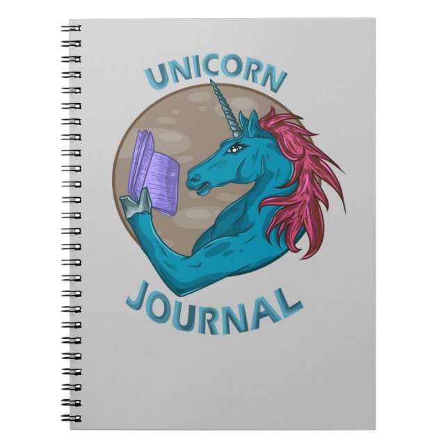 Caderno Espiral Diário Unicorn (Frente)